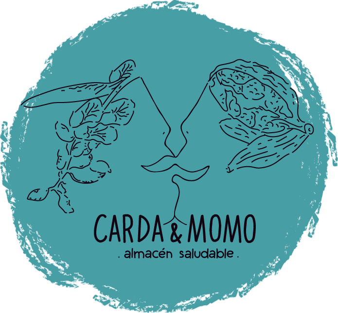 Logotipo con un icono de carrito de compras y el texto