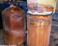 copper tanks