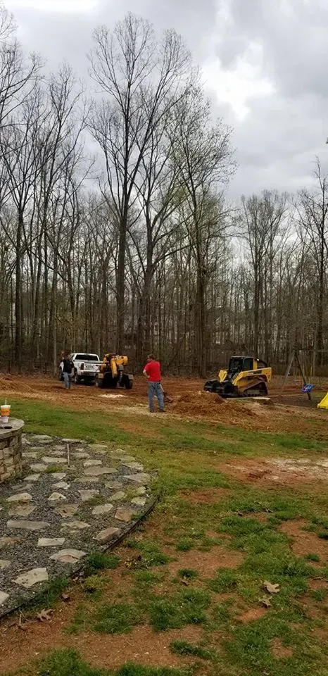 Stump Grinding Using the Truck — Commerce, GA — John Waldrop & Son Tree Service
