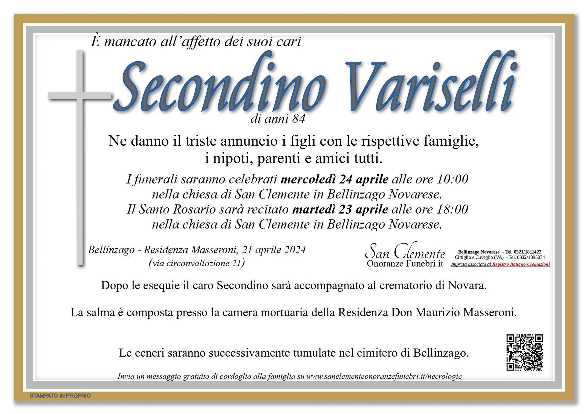 Variselli Secondino