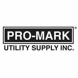 Logo for Pro-Mark Utility Supply Inc., featuring a black rectangle with white text: 