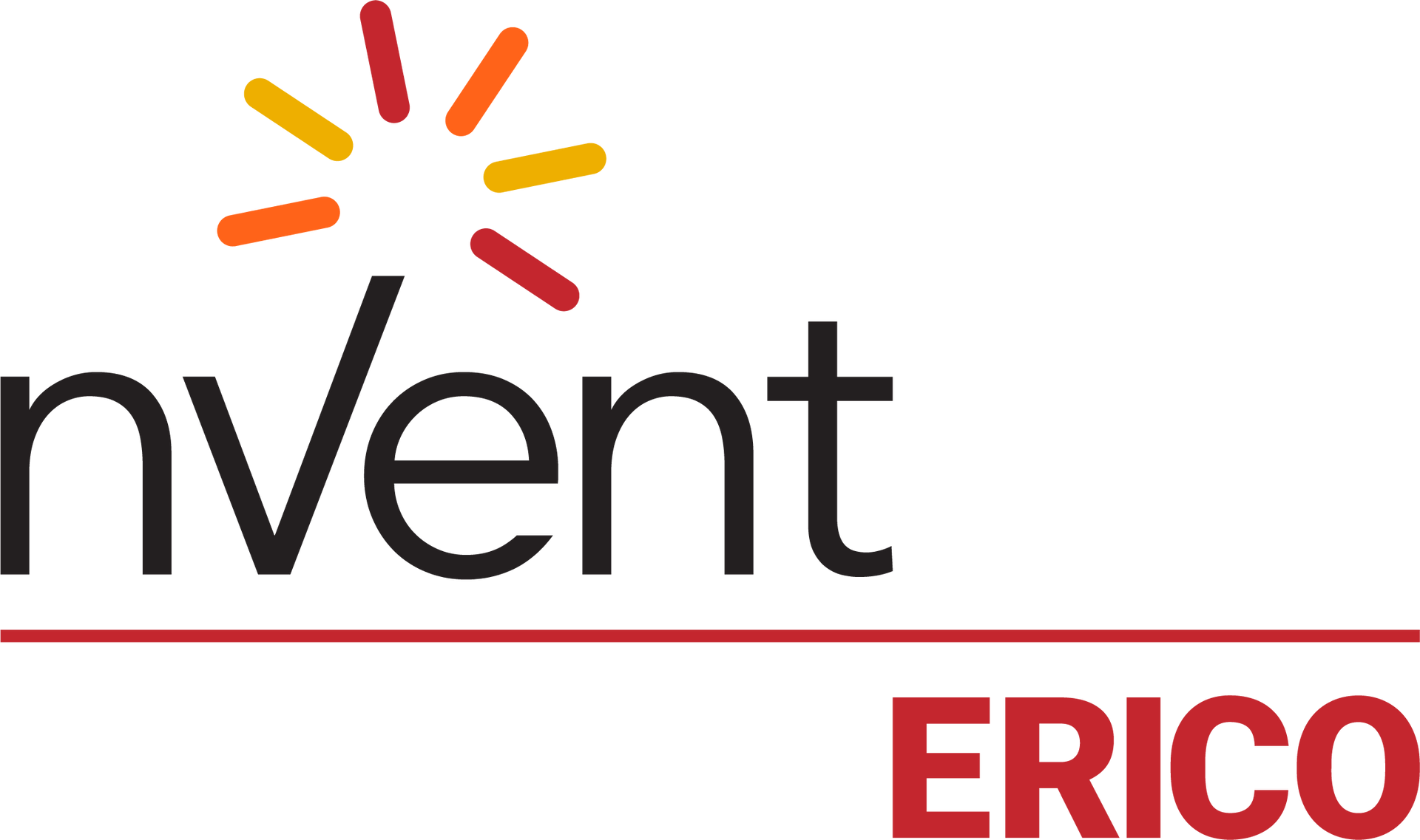 Logo of nVent ERICO; black text