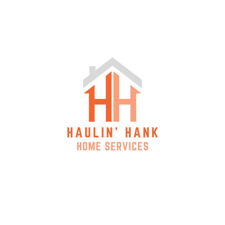 A logo for haulin ' hank home services