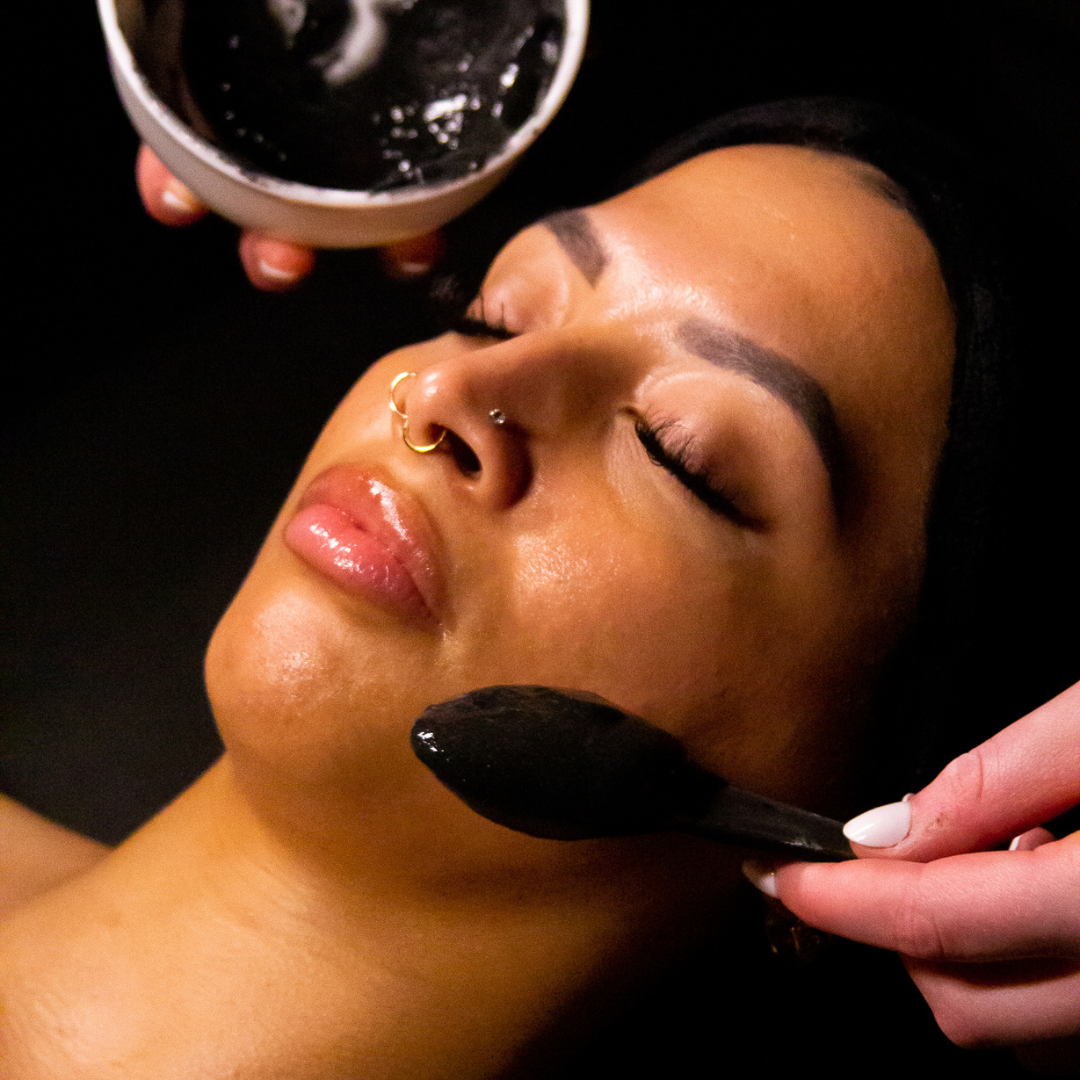 express dermaplane includes an exfoliating steam cleanse, dermaplane, oxygen mask, extractions and LED light treatment.