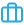 A blue briefcase icon on a white background.
