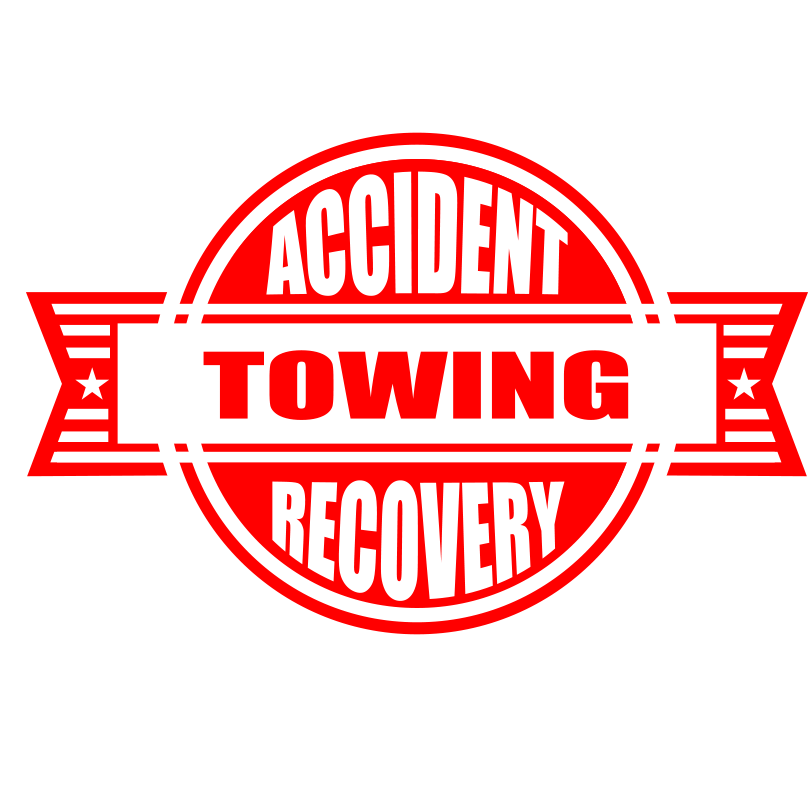 Red and white logo for 