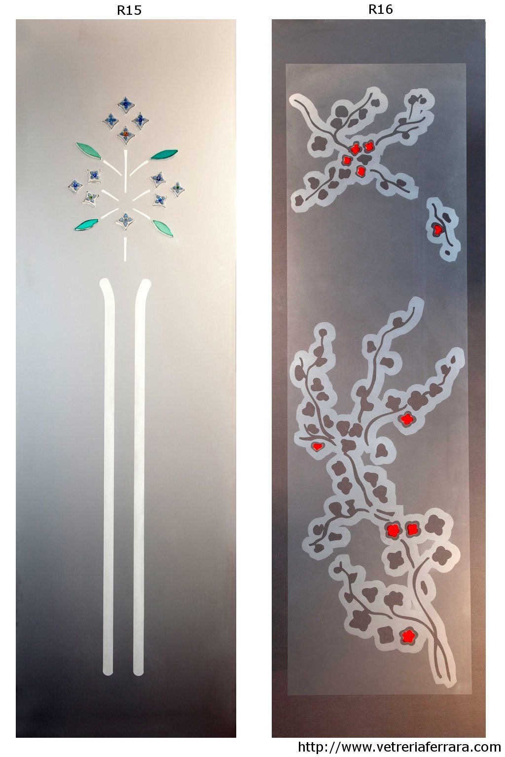 porta vetro artistica