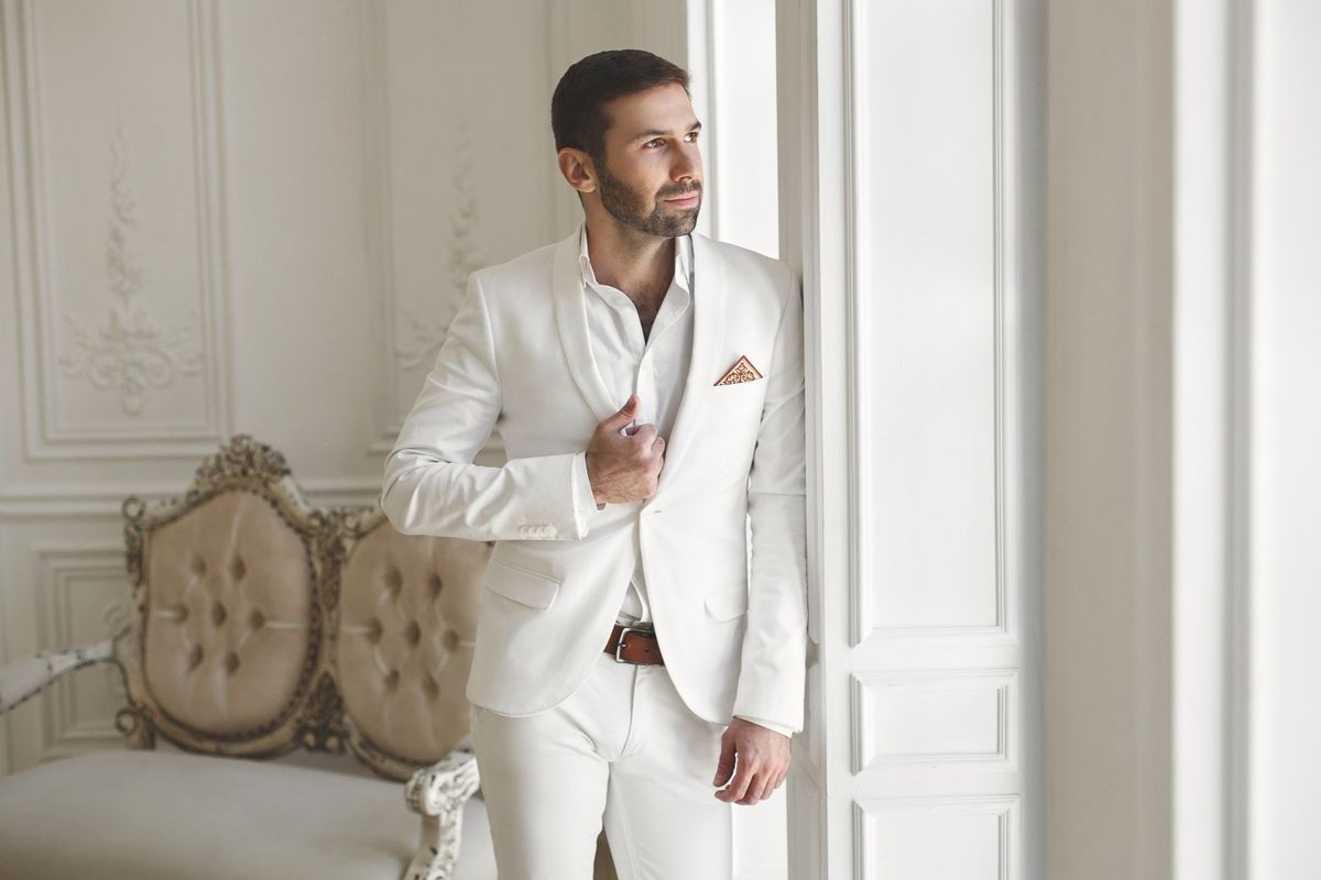 Abbigliamento uomo a Como elegante bianco