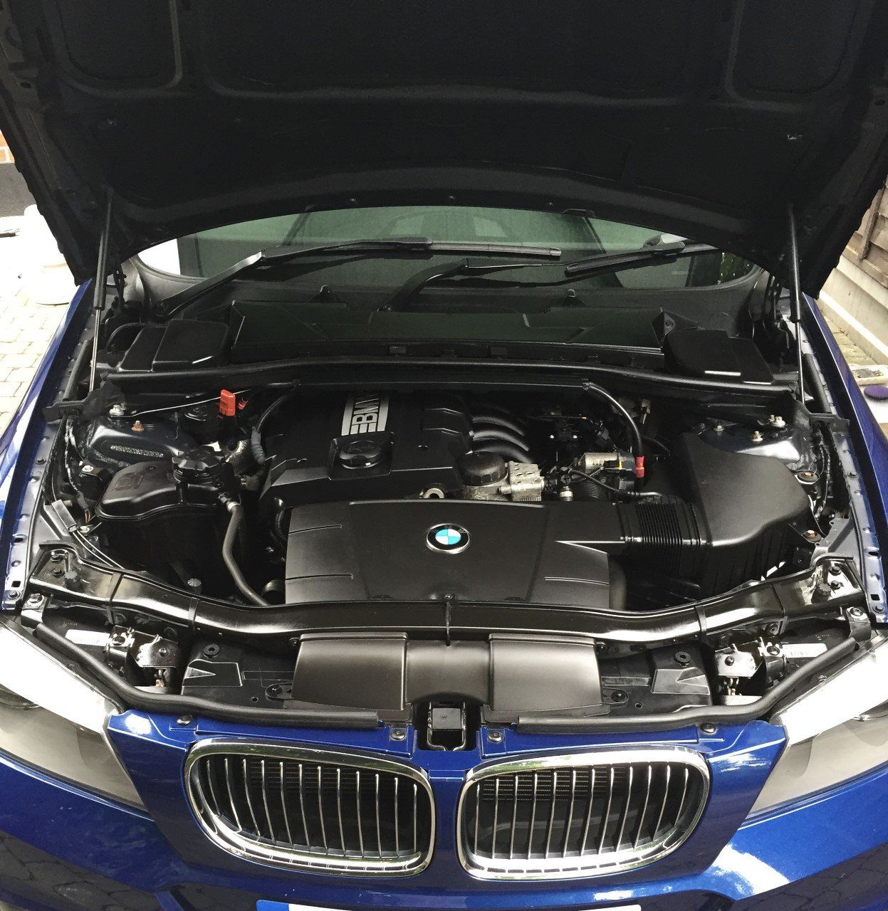 Clean BMW Engine