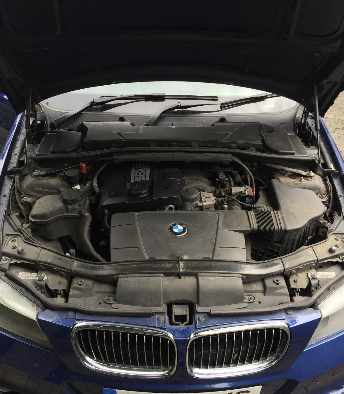 Dirty BMW Engine