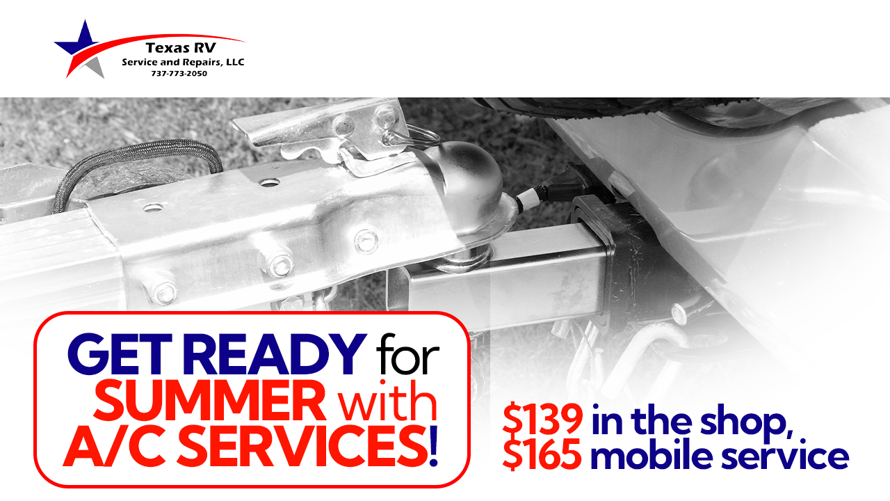 Advertisement for A/C services. Text: 