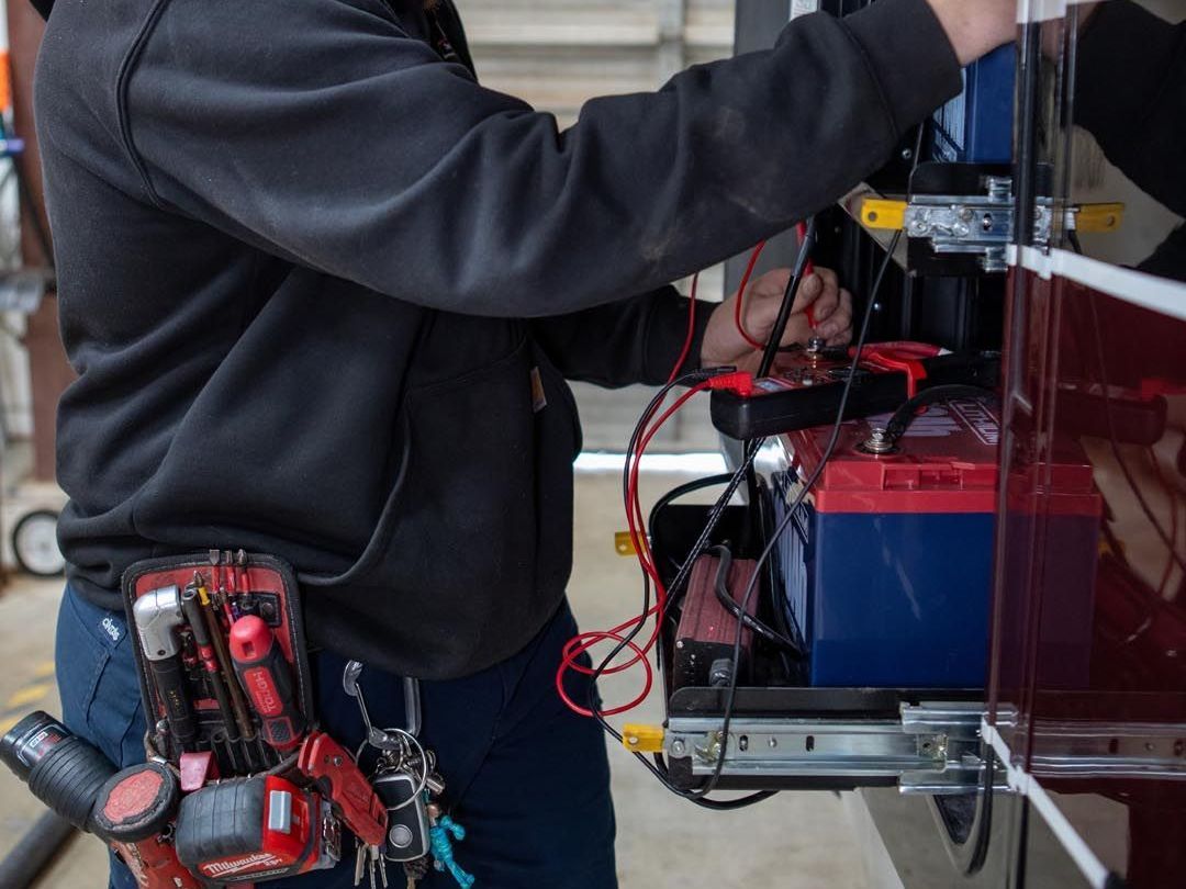 Battery Service at Texas RV Service and Repair LLC in Georgetown, TX 
