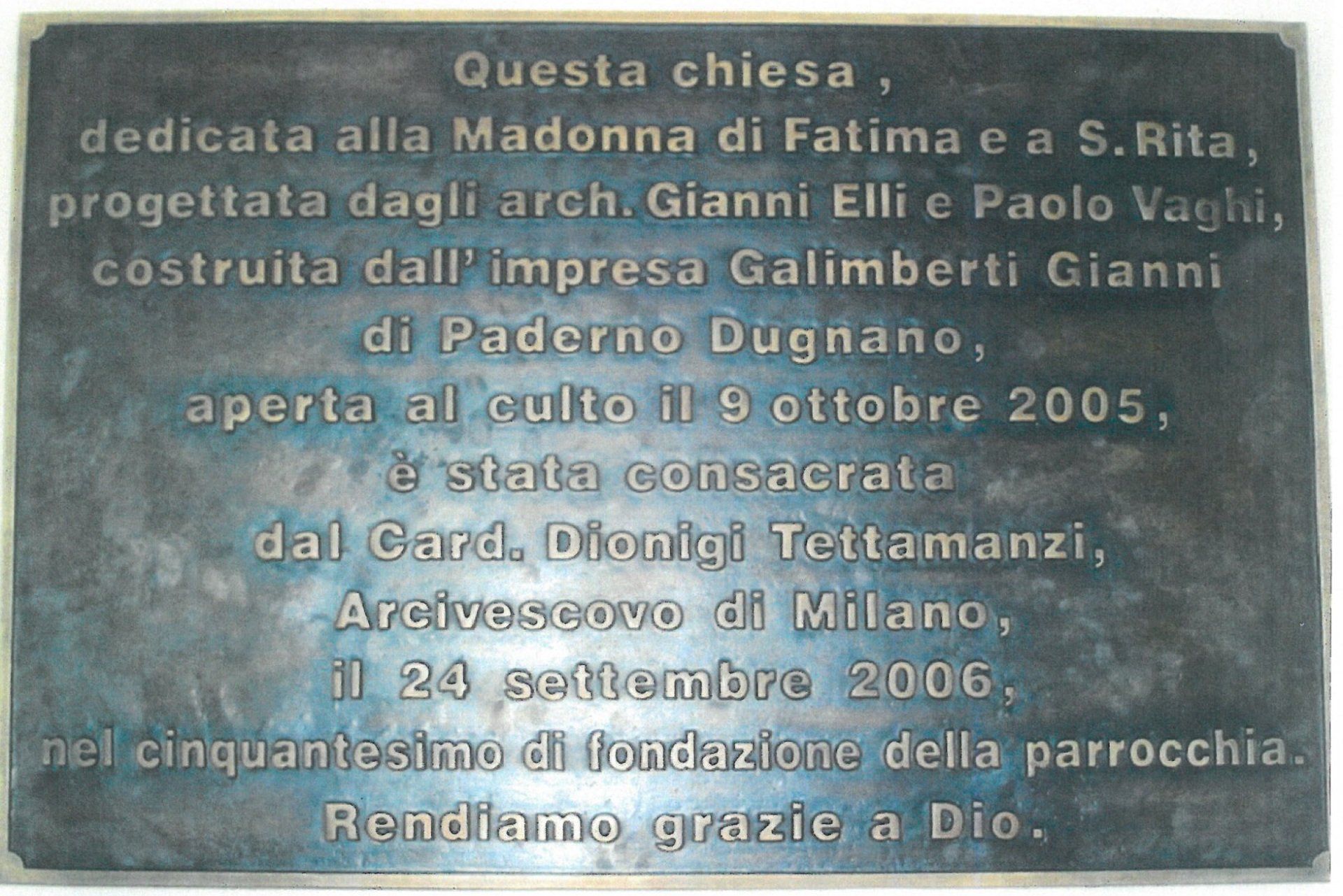 Chiesa Beata Vergine di Fatima e S. Rita