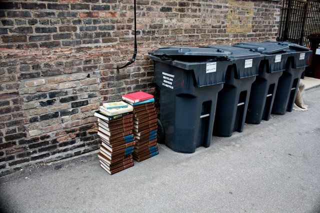 Medical Records left outside shredding