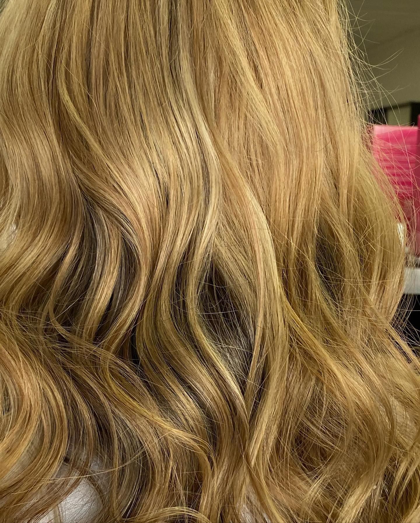 Wavy blonde hair with highlights— EDISON Hair Collective In Mackay, QLD