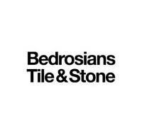 Bedrosians Tile & Stone logo. Black text on white background.