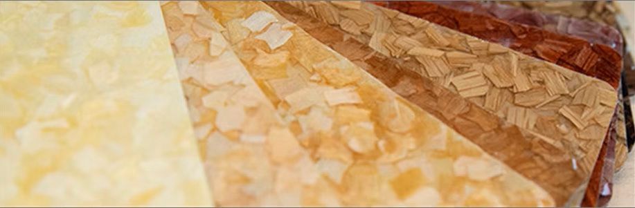 A close up of a bunch of different types of wood.