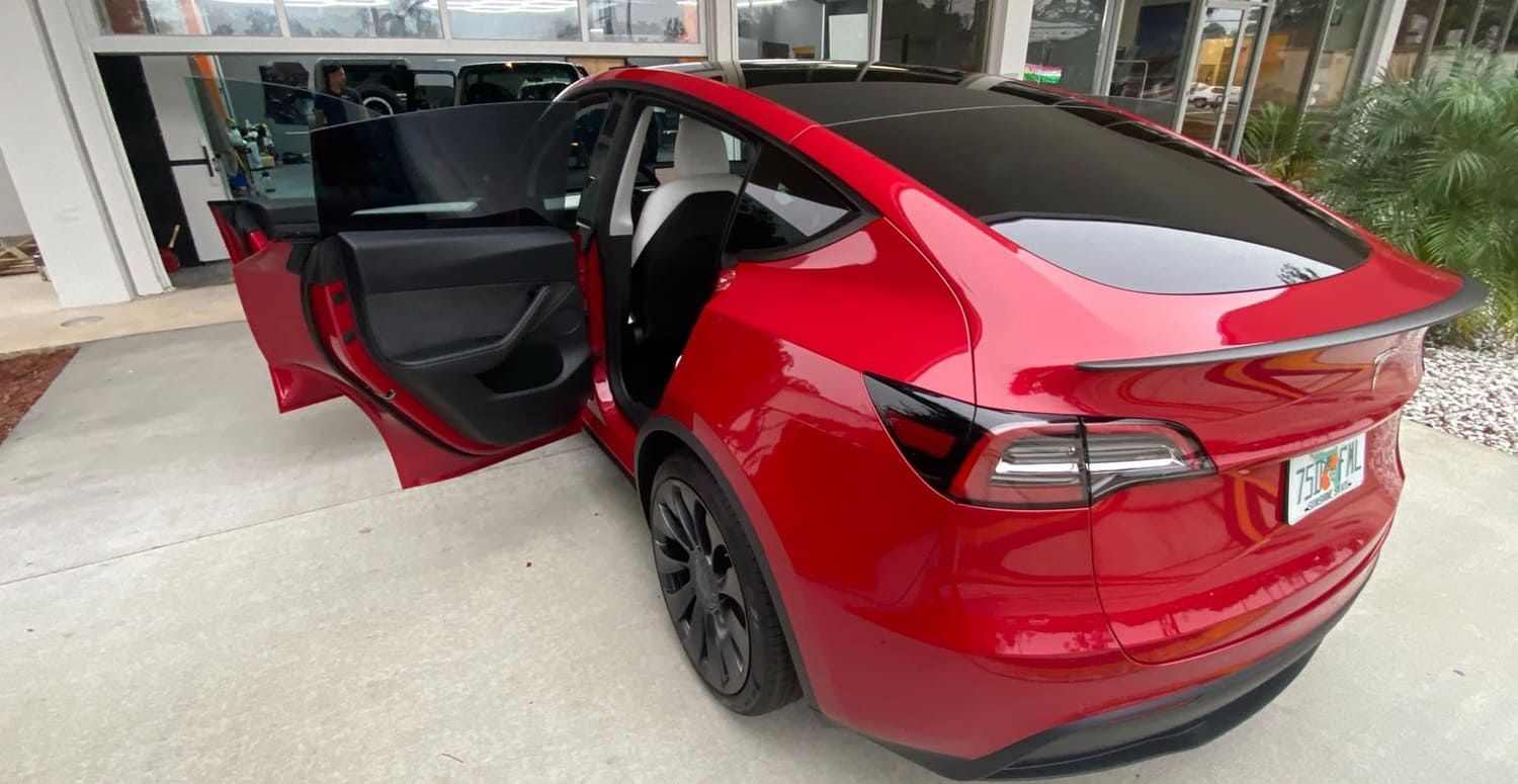 Tesla roof tint options