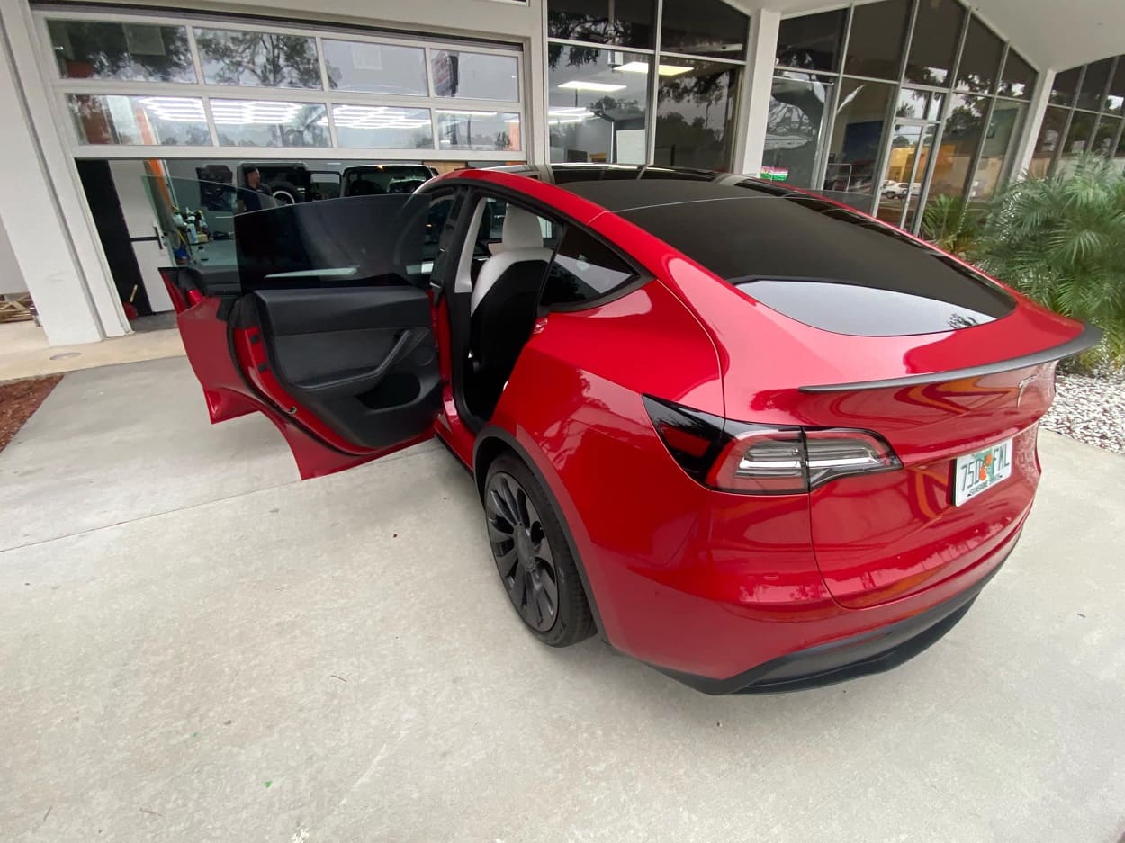 Tesla window tinting benefits