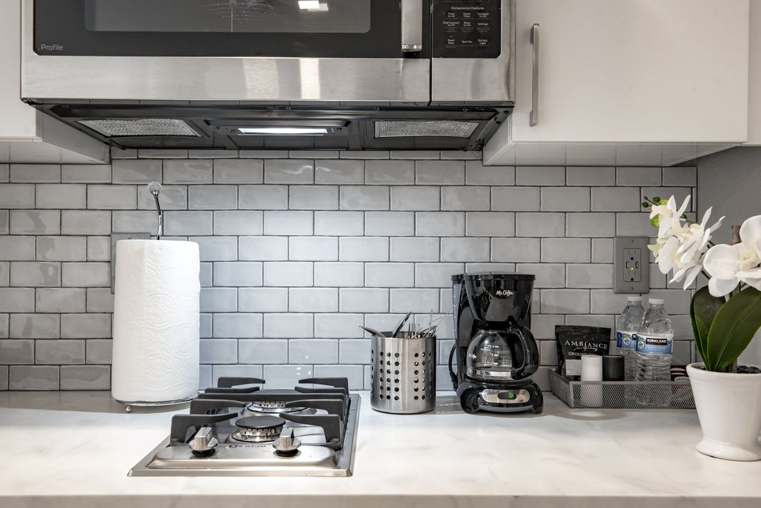 Interior of kitchen