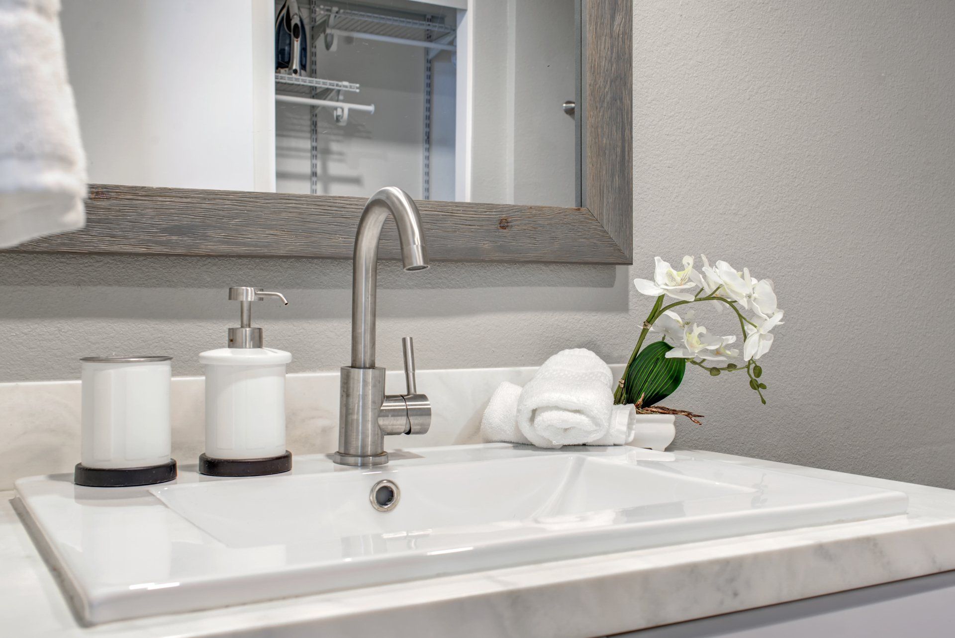 Interior of bathroom