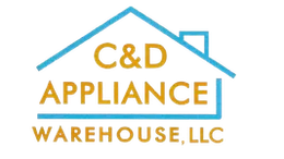 C&D Appliance Warehouse logo: blue house outline with orange text reading "C&D APPLIANCE WAREHOUSE, LLC."