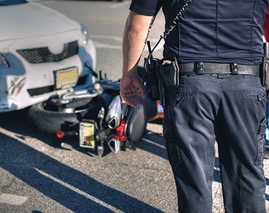 Police Arriving At Car Accident — Vineland, NJ — Radano & Lide