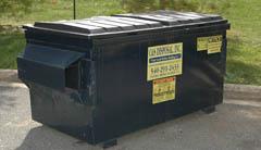 Medium Sized Black Bin — Station, VA — C & S Disposal