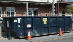 Horizontal Waste Bin at The Side of the Road — Station, VA — C & S Disposal