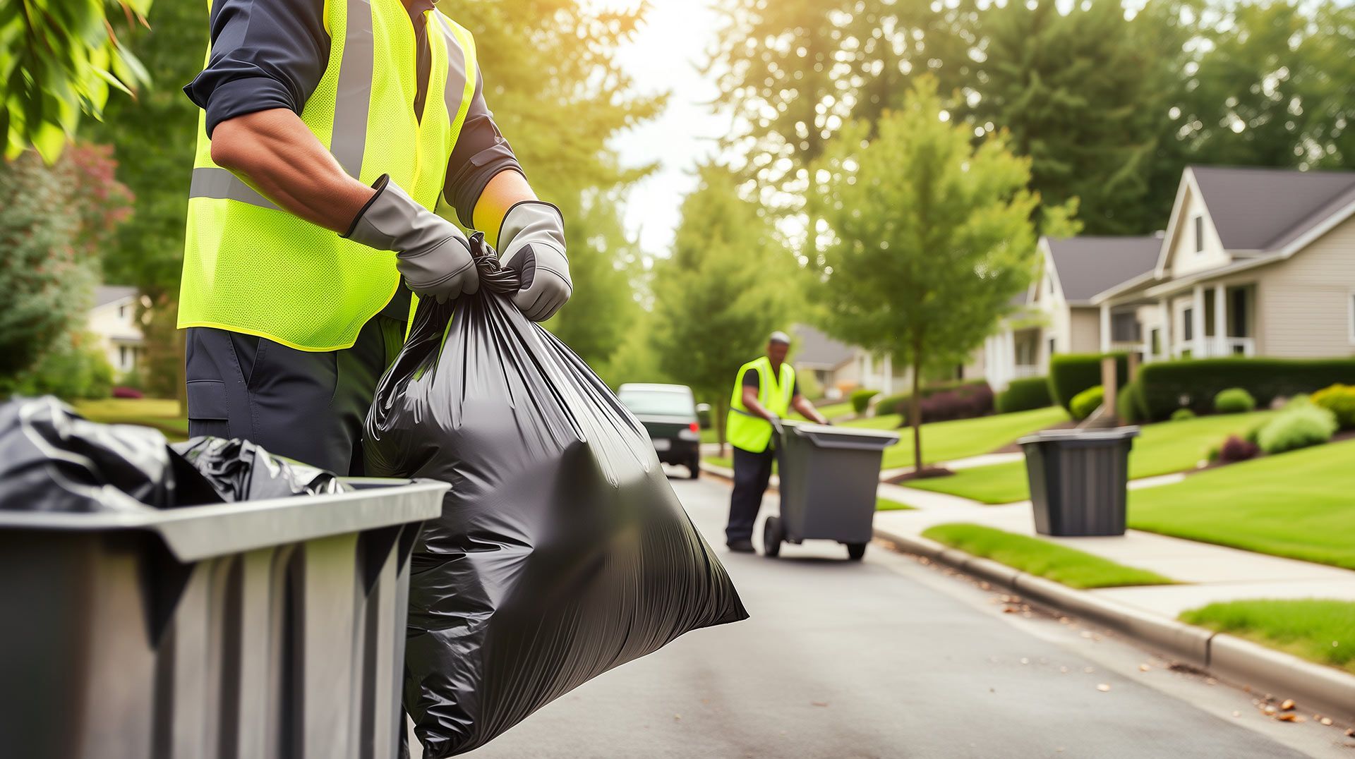 Reliable trash pickup services for residential neighborhoods by professional waste collectors. Reliable trash pickup services for residential neighborhoods by professional waste collectors.