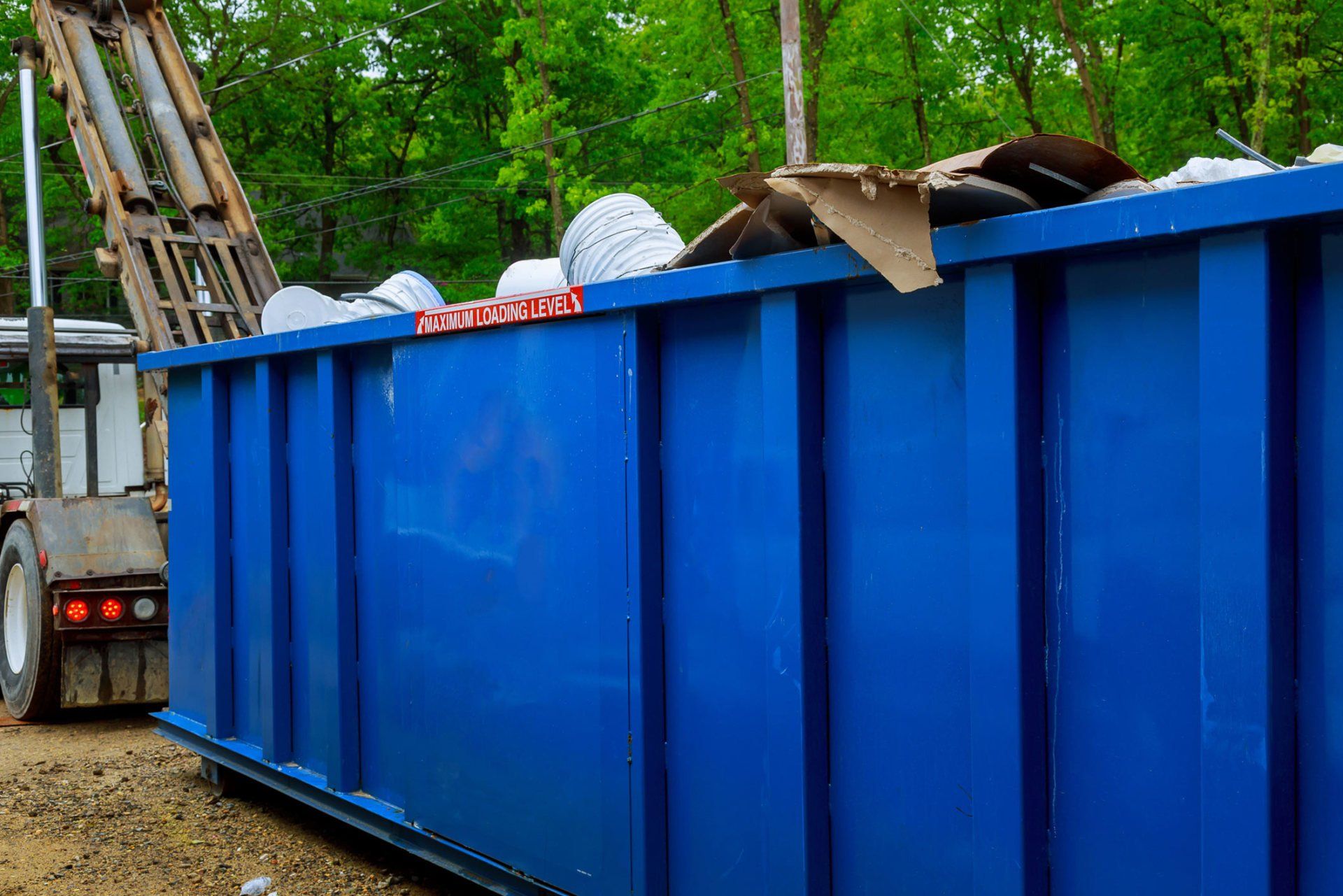 Blue Huge Container — Station, VA — C & S Disposal