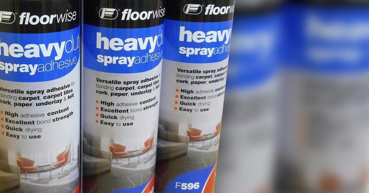 F596 Heavy Duty Spray Adhesive from Floorwise