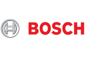 A bosch logo on a white background