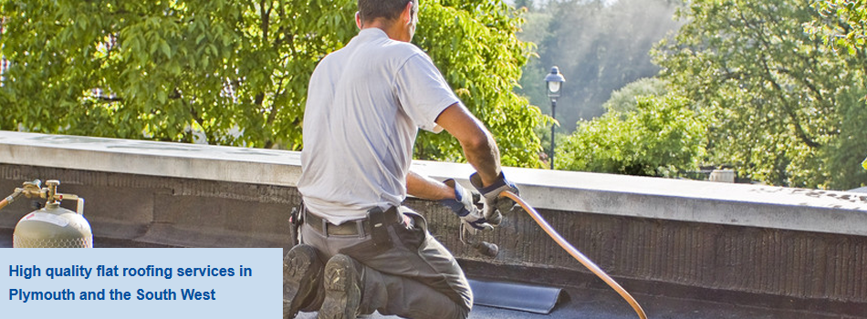 A man installing a new roof