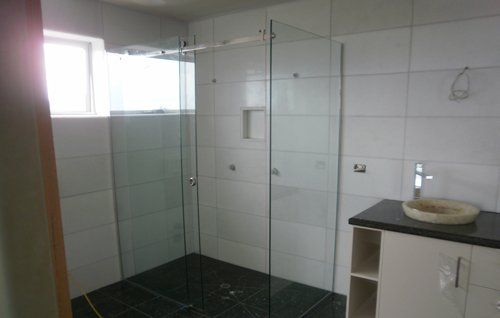 A shower that had a glass replacement in Traralgon