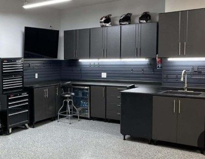 custom garage cabinets for organization
