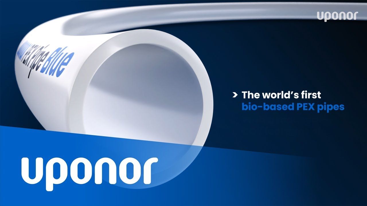 Uponor pipes are the world 's first bio-based pex pipes