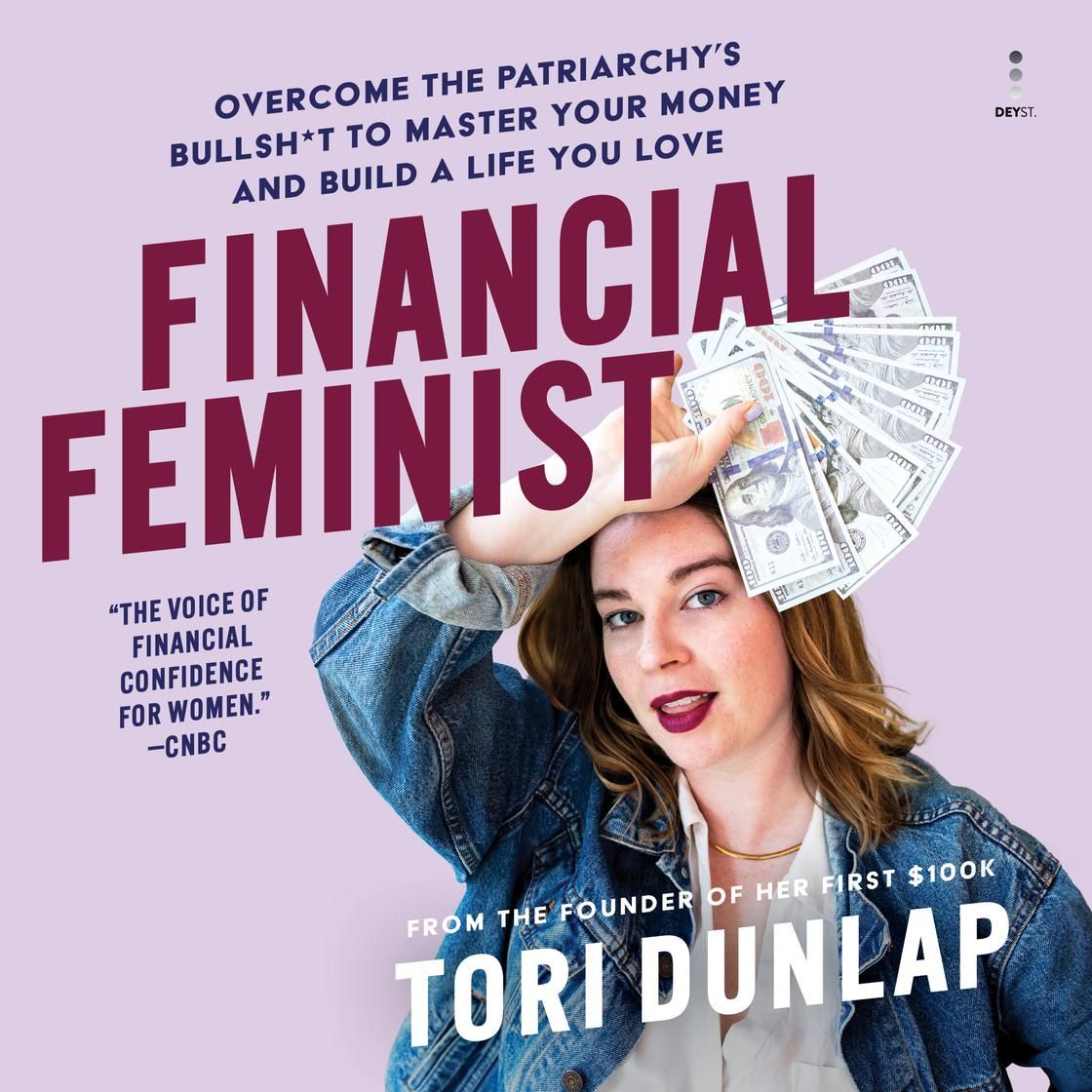 Book cover: Woman holding cash, 