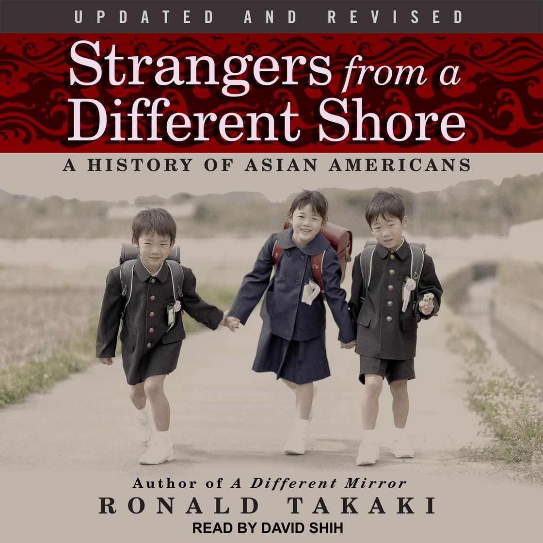 Book cover: three schoolchildren walking on a road, titled 