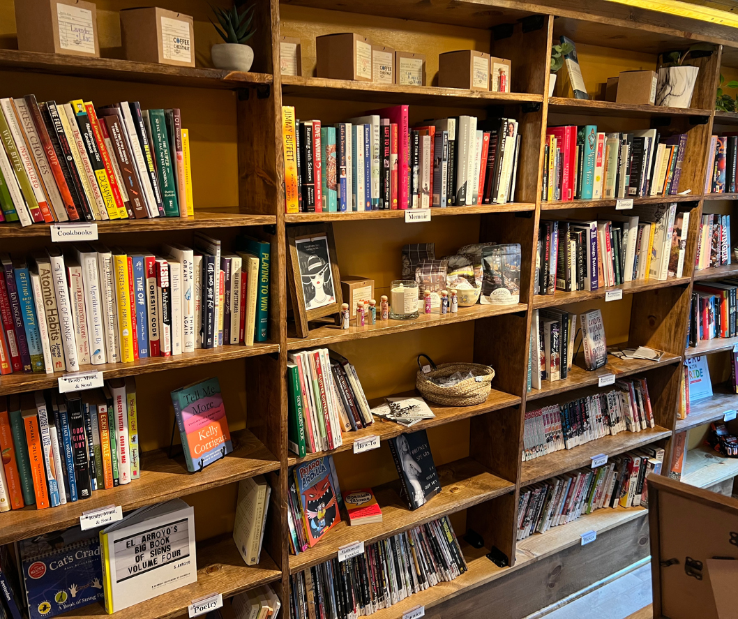 books in shelf