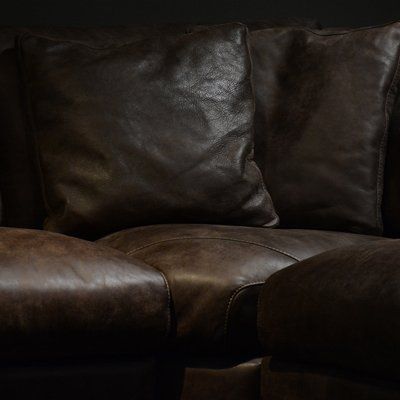 Repairing Furniture — Dark Brown Leather in Longwood, FL