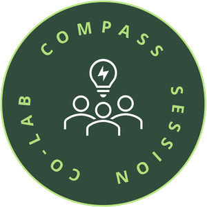 A green Compass Session Icon representing business coaching session.