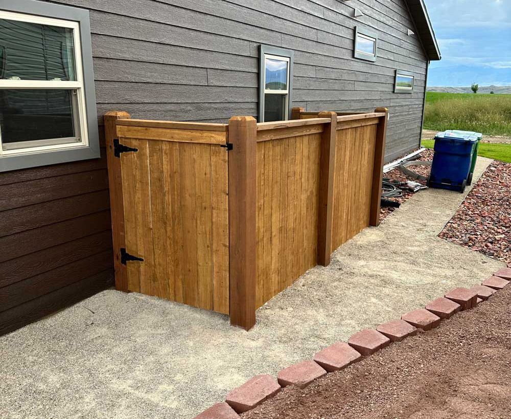 Wooden Fence - Sheridan, WY - Bosveld Handyman Services LLC