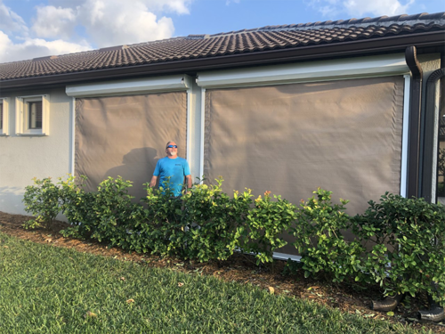 Man Wearing Blue Shirt — Naples, FL — ABC Screen