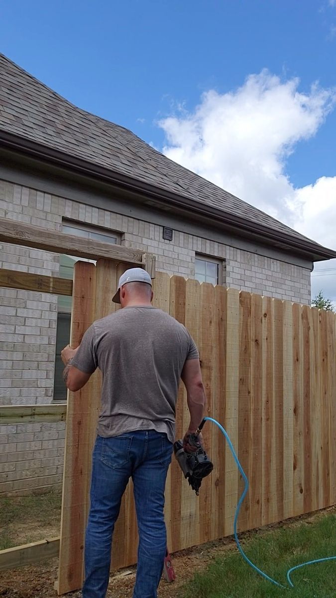 houston fence repair wood fence 