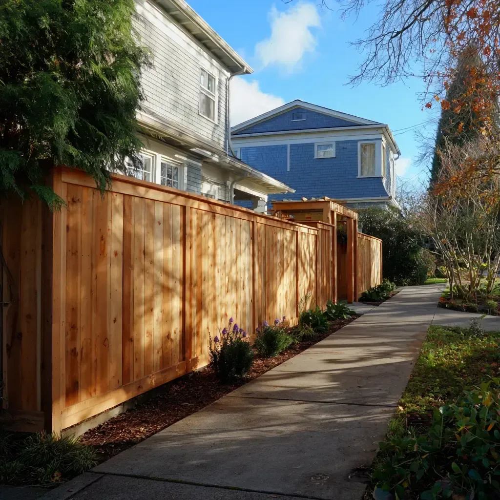 Neighbor fence dispute repair rights Houston Texas