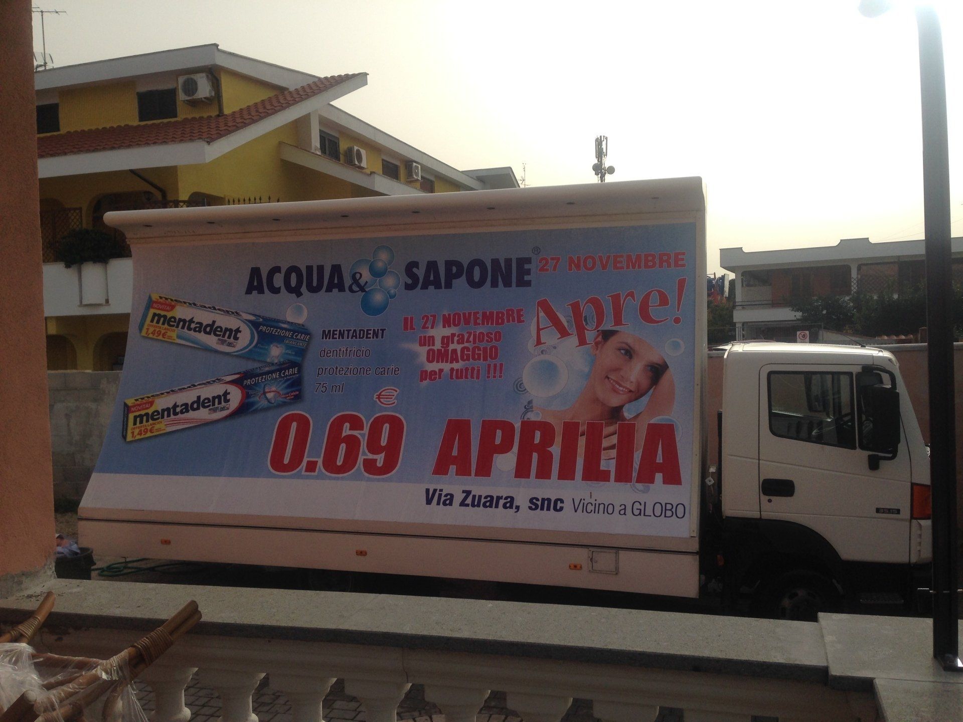 camion per pubblicità mobile a Roma e dintorni