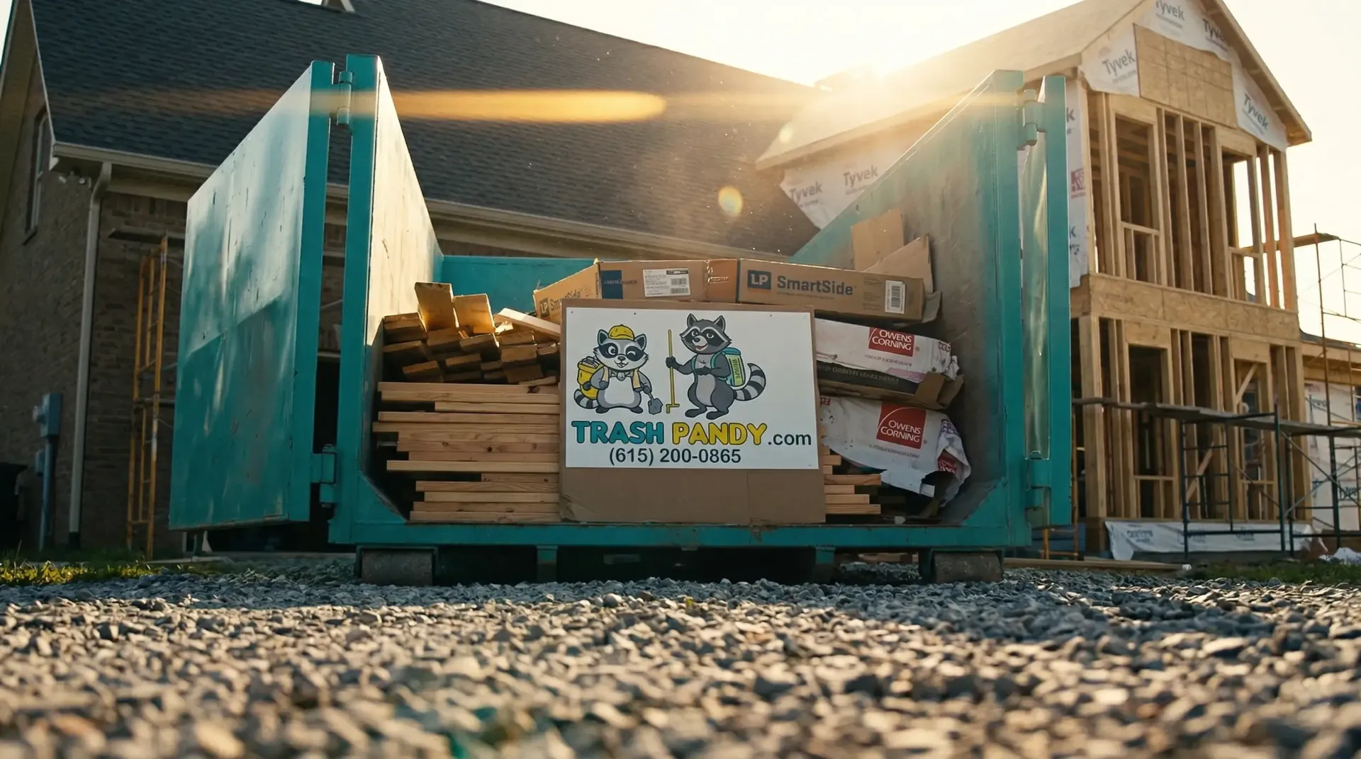 Trash Pandy veteran-owned dumpster rental service Rutherford County Tennessee