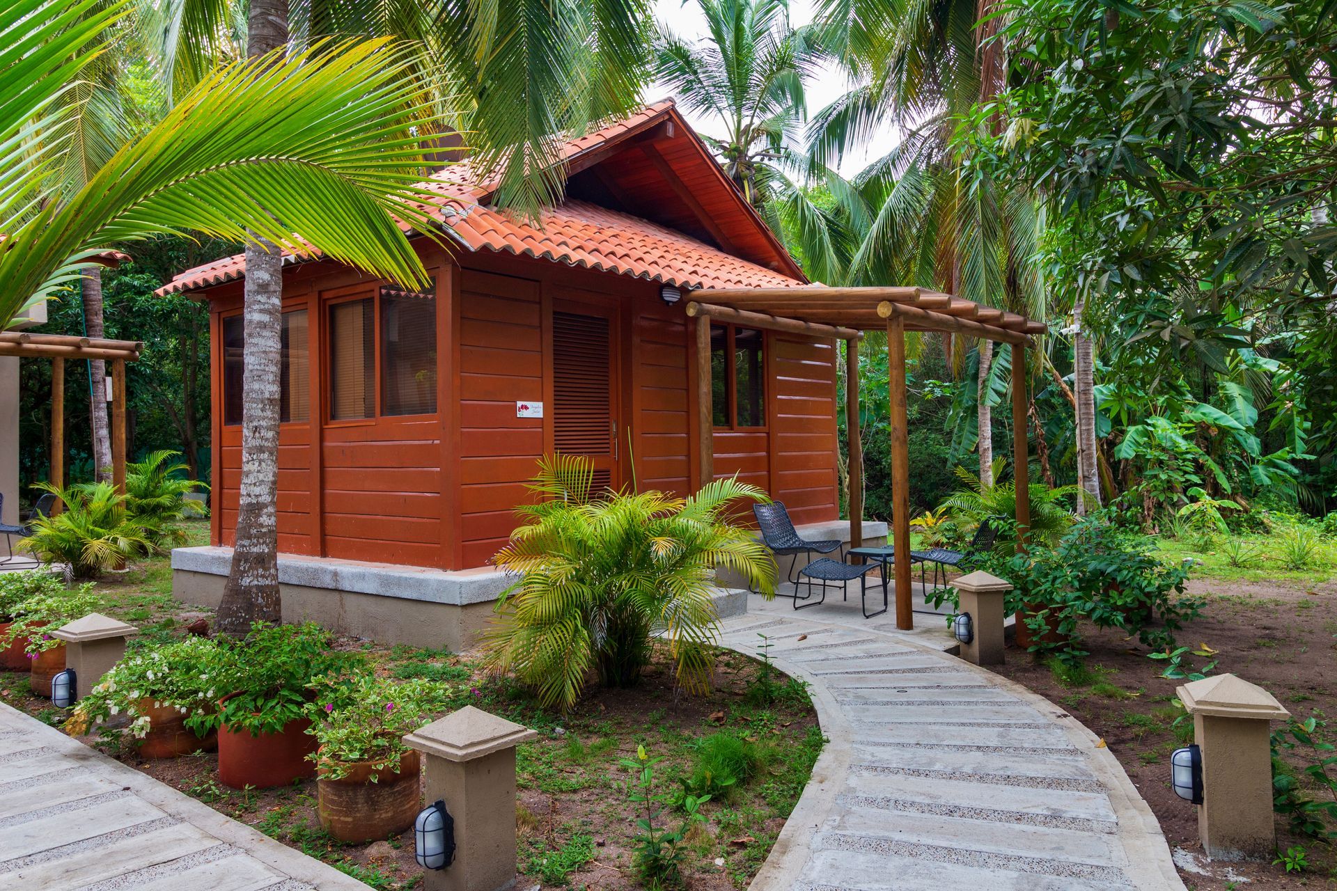bungalow con vista al jardin hotel en palomino la guajira
