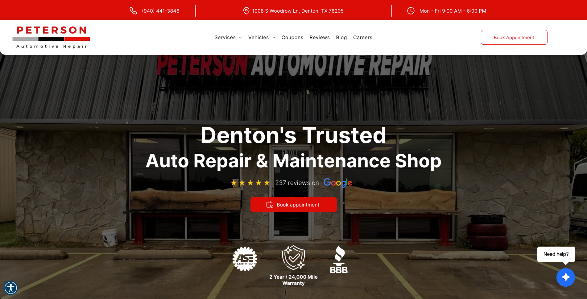 Fiat Auto Repair Denton, TX Peterson Automotive Repair